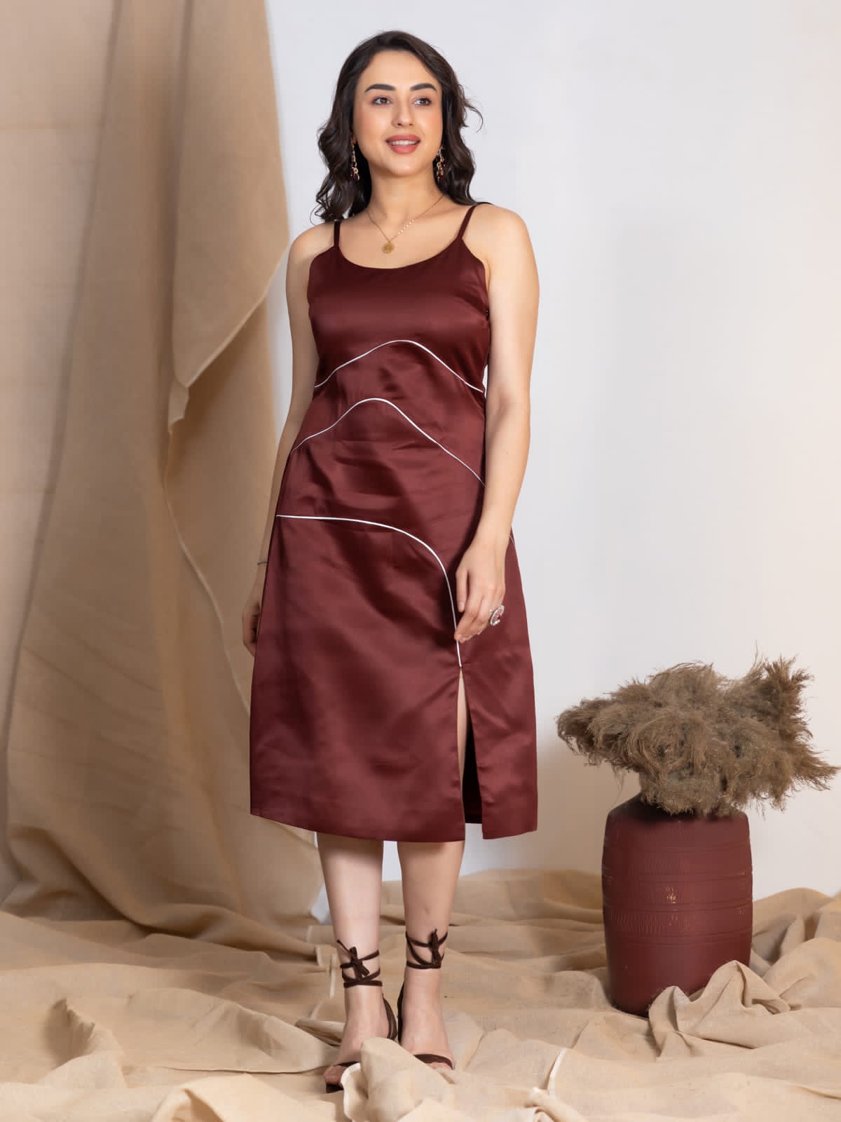 Side-Slit Mini Dress